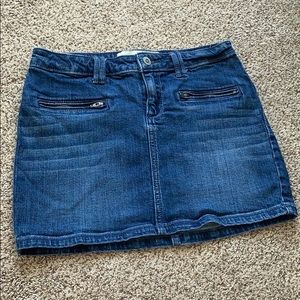 Hollister jean skirt